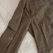 Boy Scouts of America BSA Unisex Green Uniform Pants w/ Fleur-de-Lis Emblem