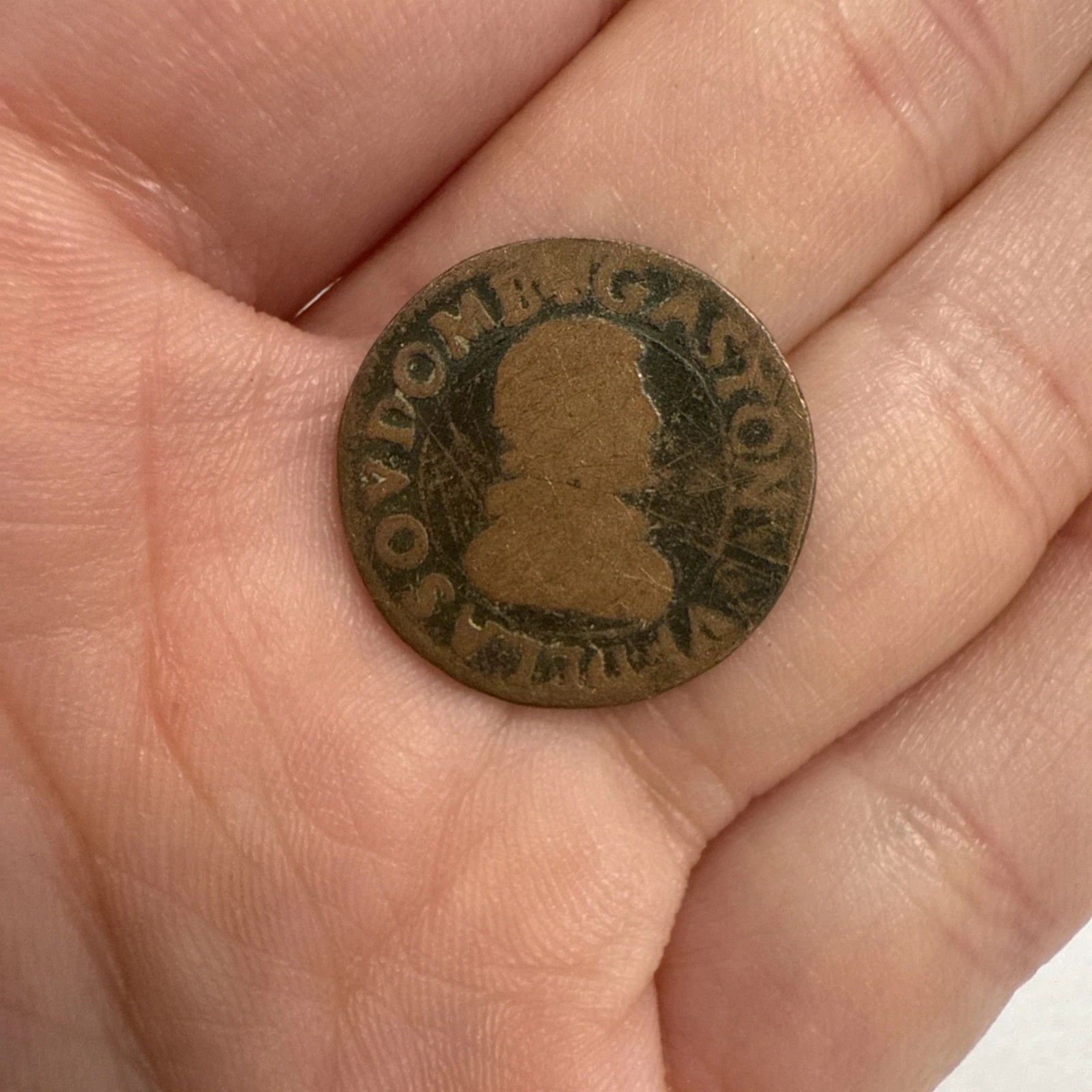 PRINCIPAUTÉ DE DOMBES - GASTON D'ORLÉANS Double tournois, type 7