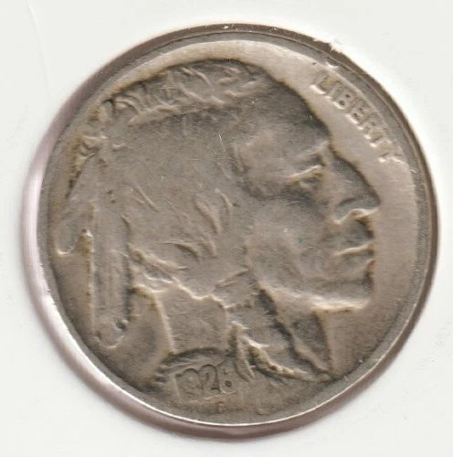 1926 US Indian Head Buffalo Nickel FULL DATE Rare 90 Year Old Collection Coin