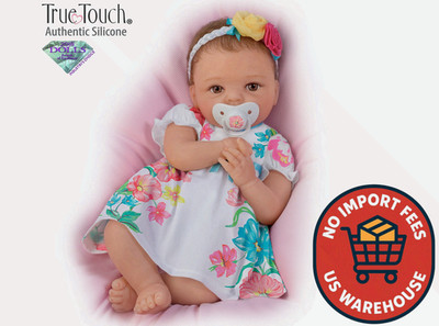 Ashton Drake Pretty And Petite Presley Silicone Baby Girl Doll by Cheryl Hill