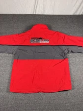 Skeeter Fishing Boats Jacket Mens Large Red Gray Swingster Evolution Windbreaker