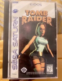 Tomb Raider (Sega Saturn, 1996) Complete CIB Game Great SHAPE! No scratches 
