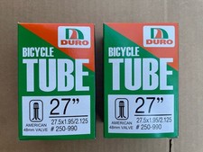 2-PACK Mountain Bike Inner Tubes 27.5  x 1.95-2.125, 48mm American Valve DURO