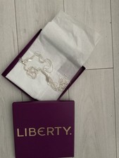 Liberty Fashion Necklace Silver Metal Chain Pendant Women's