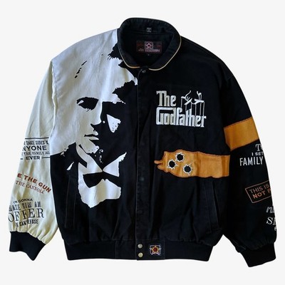 Vintage Y2K Jeff Hamilton JH Design The Godfather Don Corleone Jacket, Nascar L