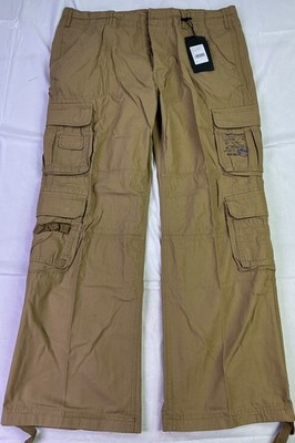 Brandit Men's Authentic Cargo Pants-Khaki-Size: 2XL