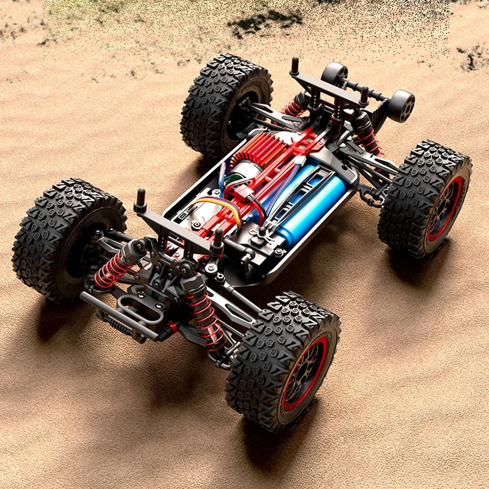 2.4GHz RC High Speed Off Road Vehicle 1/14 4WD Car C8805 Carbon Brush Motor RTR - Image 4 of 4