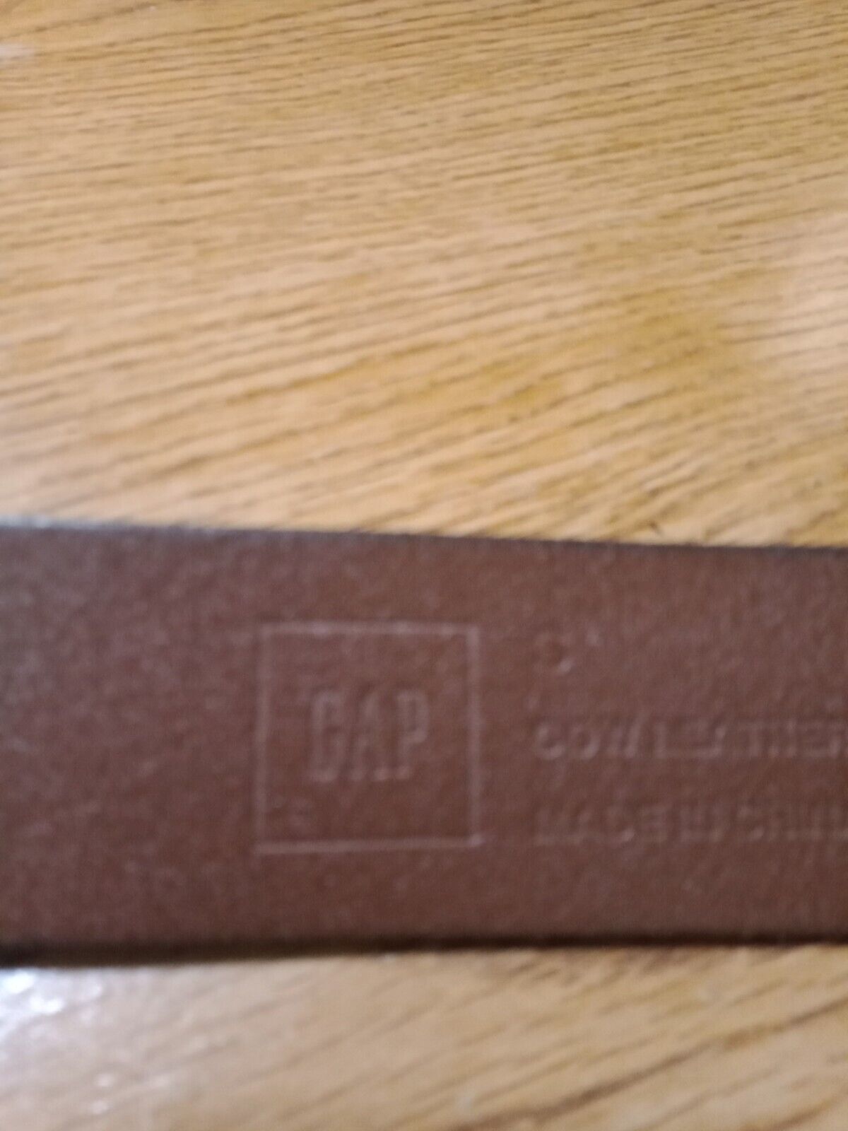 WOMEN'S GAP BROWN GENUINE COW LEATHER BELT SIZE S. - image 6