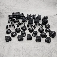 Multipack Black Ops Helmet Armor Lot for  Minifigures BX01sm Soldier