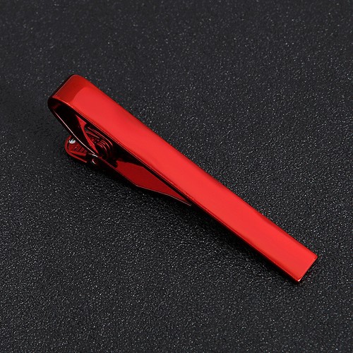 6 PCS Men Solid Plain Tie Clip Metal Necktie Wedding Tie Bar Pin Clasp With Box - Picture 8 of 9