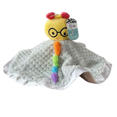Baby Einstein Mary Meyer Blanket Security Soothing Lovey Teether Toy Reversible