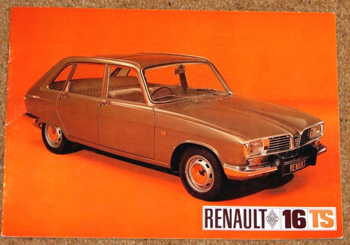 Renault 16 Ts Sales Brochure 1968 70 Uk Market Ebay