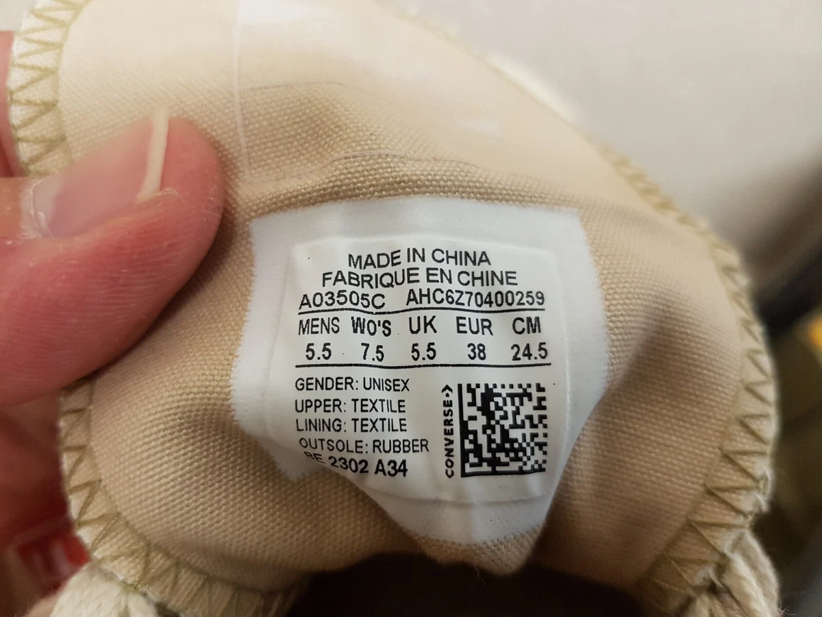 Converse clearance grösse 5.5