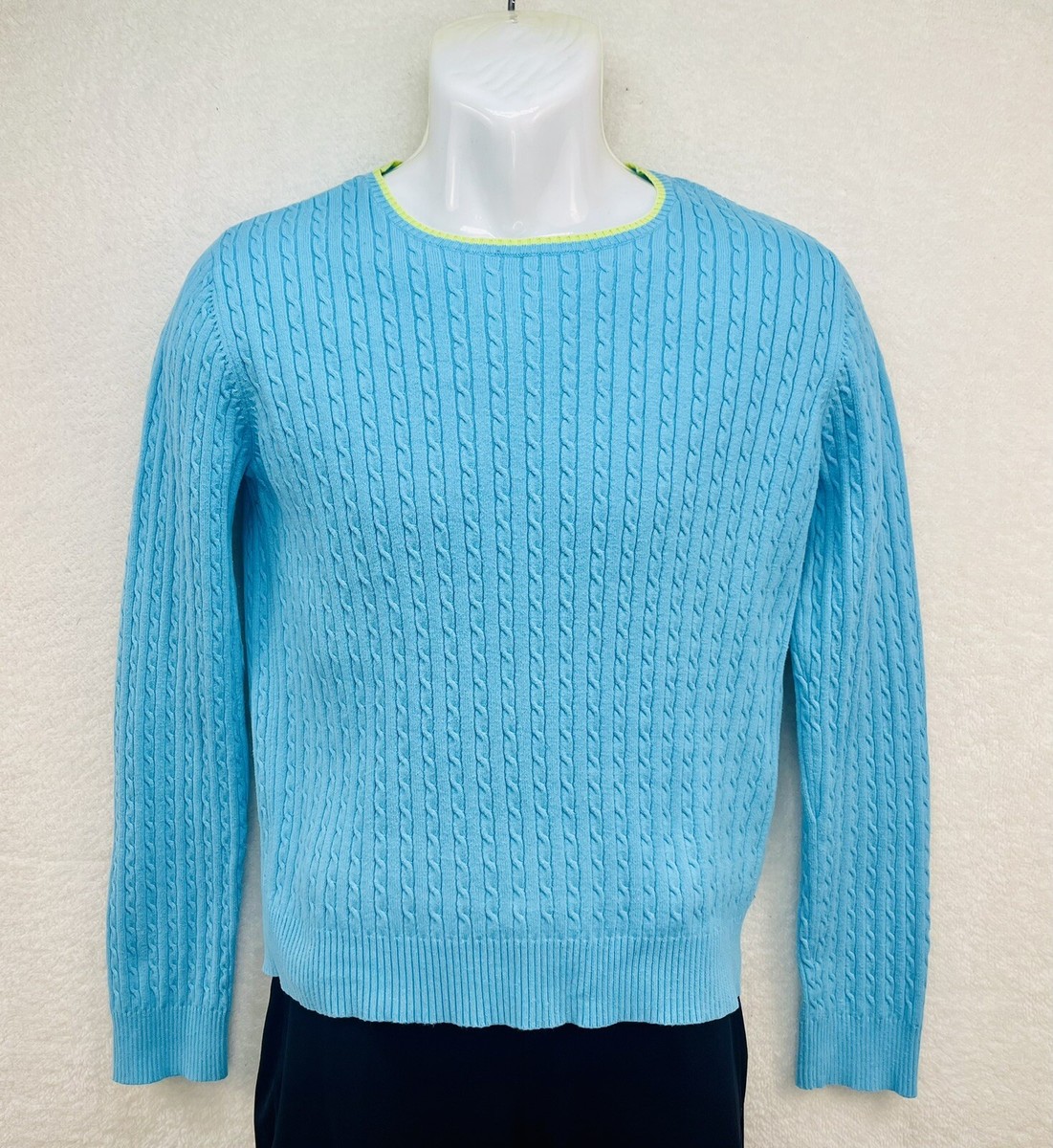 Tommy Hilfiger Women's Classic Cable Knit Pullover Sweater Tommy Hilfiger Women's Classic Cable Knit Pullover Sweater