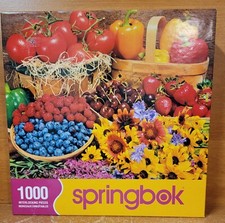 Springbok GARDEN GOODIES 1000 pc Puzzle, 2011, 33-10581, Excellent