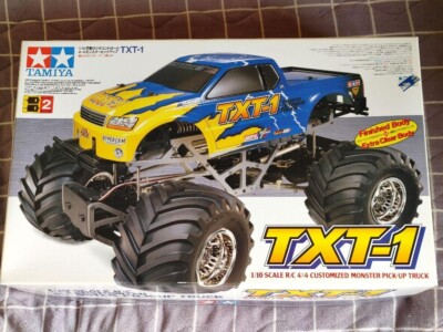 TAMIYA モンスターピックアップ　TXT-1  1/10 TAMIYA TXT-1 No. 58280 1/10 Scale RC 4x4 Customized Monster