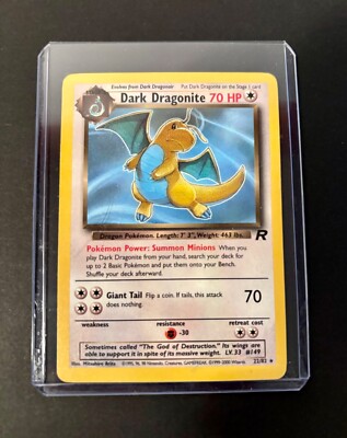   Dark Dragonite #22/82 Pokémon Team Rocket