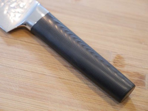 Santokumesser aus Damast- Damaszener Stahl - Hammerschlag Design !!!!! - Bild 4 von 8