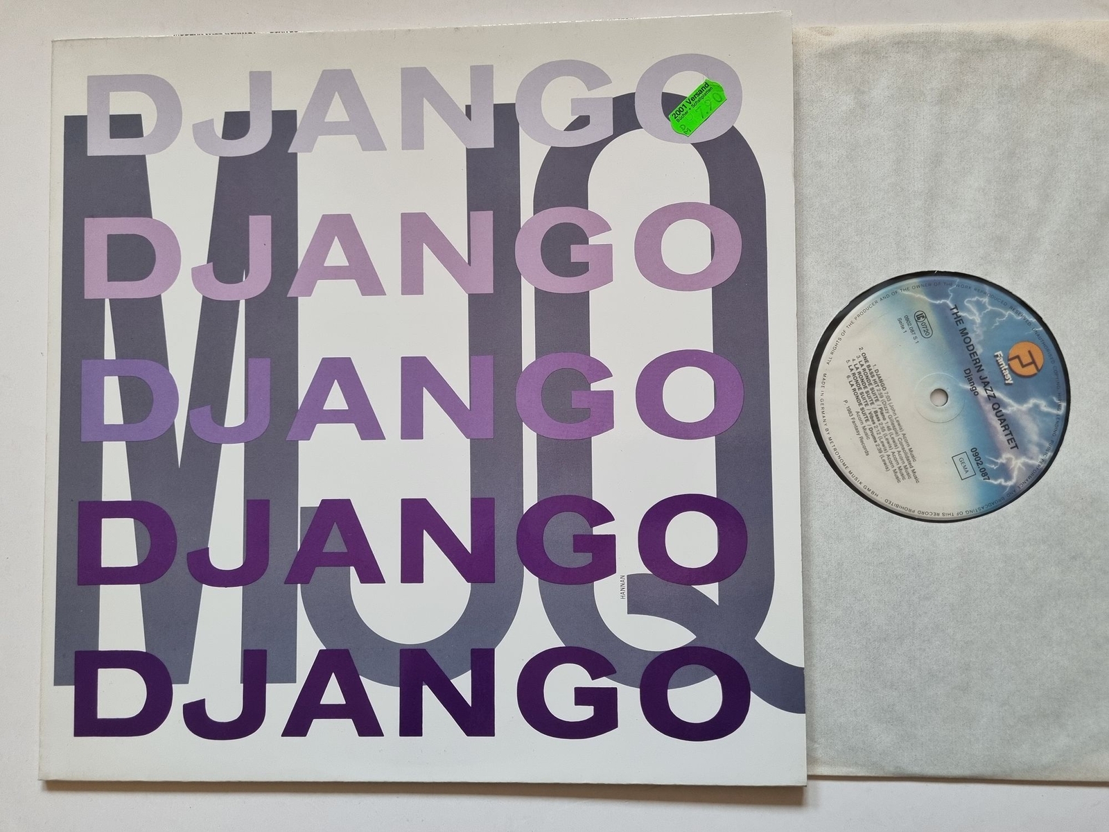 MJQ/ The Modern Jazz Quartet - Django Vinyl LP Germany
