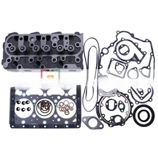 Complete Cylinder Head with Full Gasket Kit for Kubota D1005 Engine