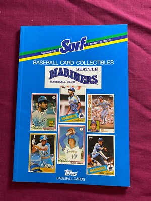 Seattle Mariners Topps Baseball Card Book Surf Laundry Detergent 1988 ...