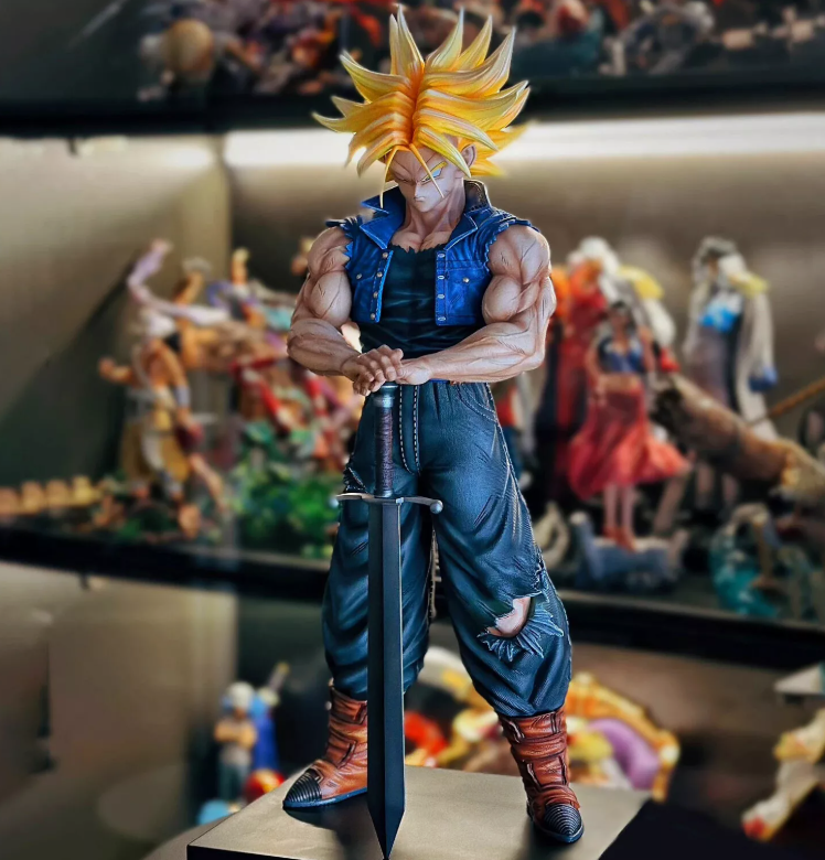 Dragon Ball Z Trunks 25cm/9.84in Anime Figure Future Trunks Action