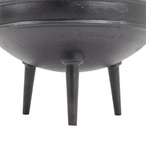 Preseasoned 8L Cast Iron Cauldron Cooking Pot Camping Campfire Stew Pan