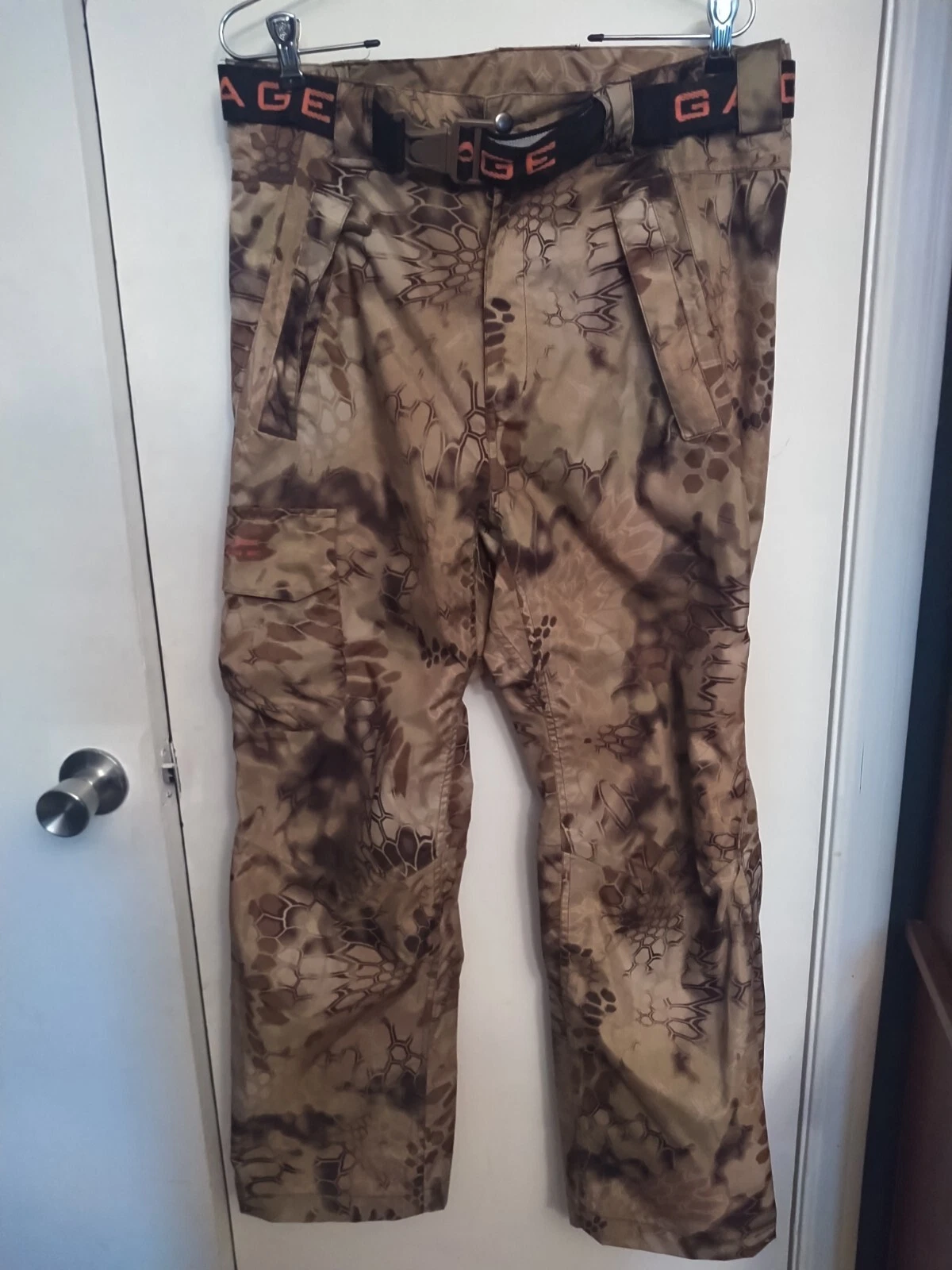 Grundens Gage Rain Pants Kryptek Pattern Rain X-small