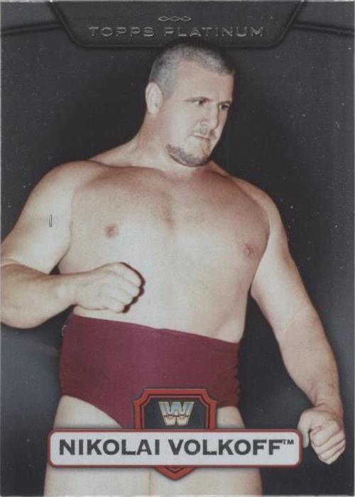 2010 Topps Platinum WWE - Nikolai Volkoff #108 - 1 of 1
