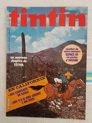 Tim und Struppi Nr. 310 14.8.81 Das Zepter von Ottokar Fusee Ariane Adonowai Tetfol Jonathan