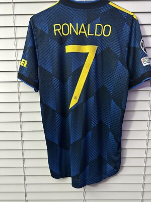 adidas CR7 ゲームシャツ 7 RONALDO MANCHESTER UNITED FC 2021-22 THIRD SHIRT ADIDAS