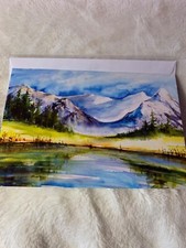 Friendship Miss You Greeting Card Gorgeous Mountain Nature Scene