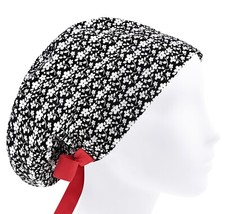 Surgical cap, scrub caps, scrub hats, flower surgery caps, floral nurse hat