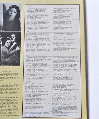 The Metropolitan Opera House Orchestra – The Bing Years II 2 x Vinyl, LP, MET406 - Picture 3 of 3