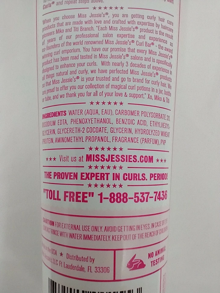 Miss Jessie's Jelly Soft Curls Hair Gel 8.5 fl oz - Image 3 of 4