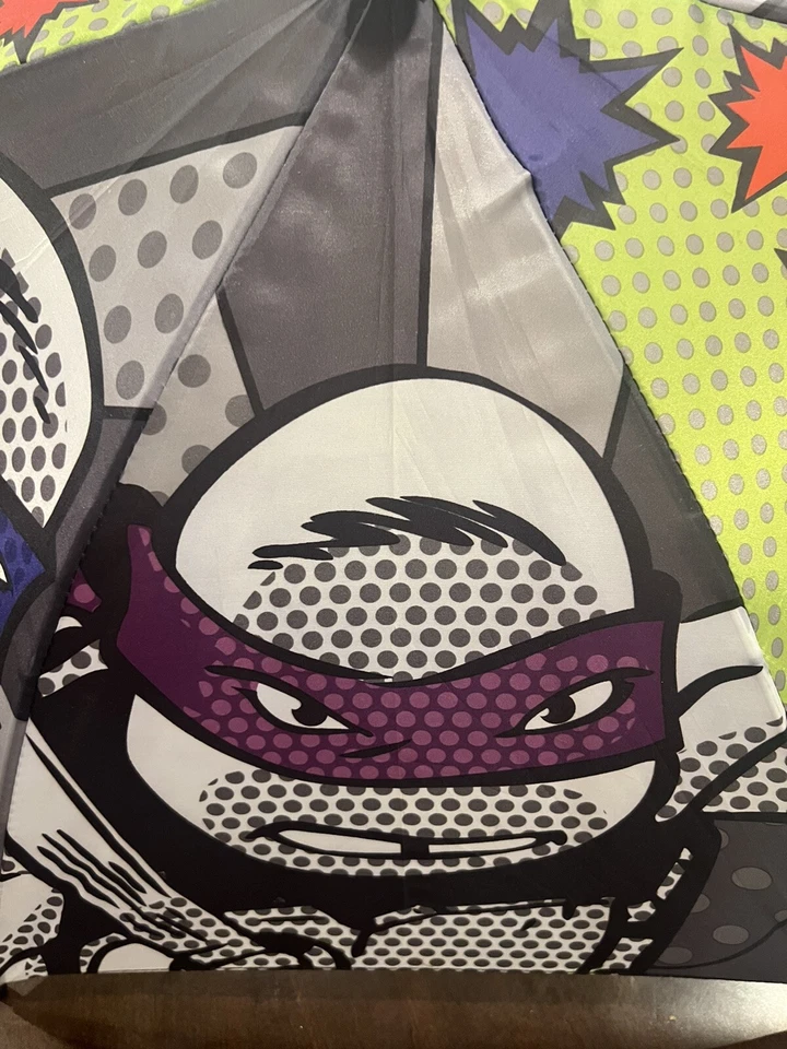 HTF Teenage Mutant Ninja Turtles 22” Kids Umbrella Nickelodeon 2016 Fantasia NWT - Image 4 of 4