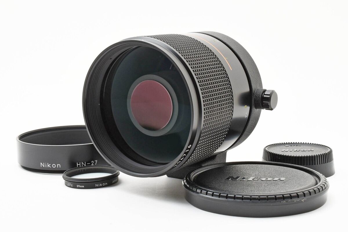 Nikon Reflex Nikkor 500mm F8 NEW MF Mirror Lens w/Hood HN-27 Nikon Reflex Nikkor 500mm F8 NEW MF Mirror Lens w/Hood HN-27
