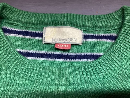 John Lewis Men sweater 93%merino+7%cashmere,L. - Picture 11 of 11
