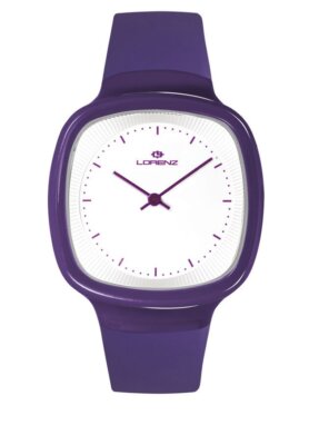 Uhr LORENZ VIGORELLI Silikon Schwarz Weisse Lila Grun Sub 50mt Limited
