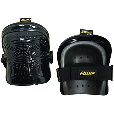 #ad AWP 1L 326 Non Marring Rubber Cap Knee Pads Black $32.85