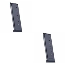 LOT of (2) Mec-Gar 1911 .45ACP 8 Round Pistol Magazine, Blued - MGCG4508BPF