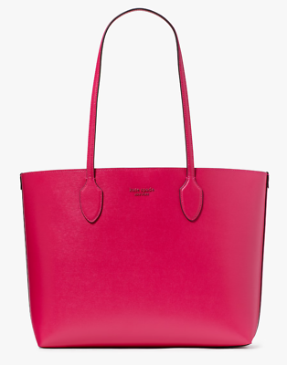 NWB Kate Spade Bleecker Pineapple Large Tote Pink Leather