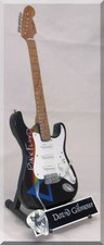PINK FLOYD Miniature Guitar DAVID GILMOUR w/ Guitar Pick