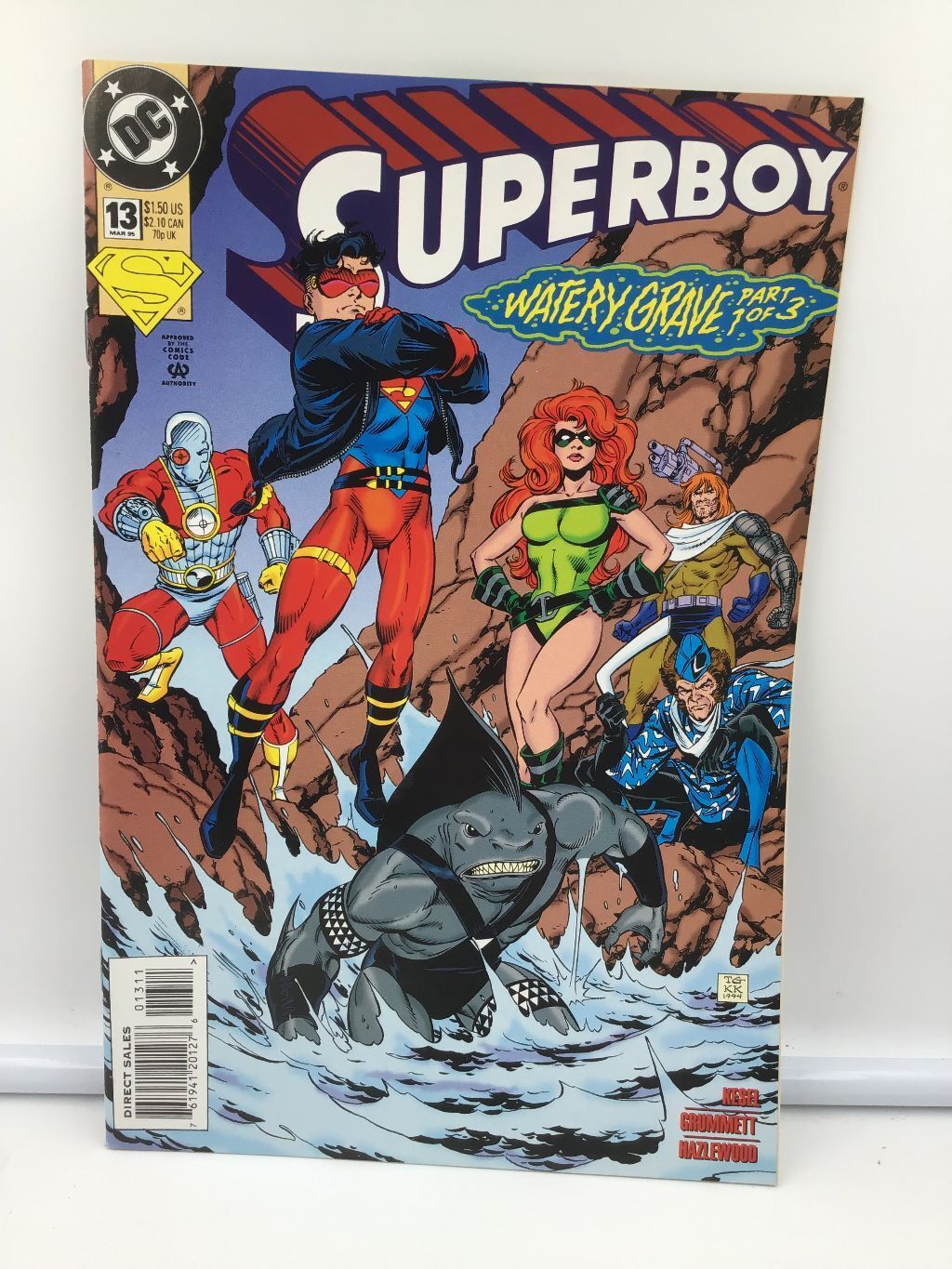 1995 DC Comics Super Boy Watery Grave Part 1 of 3 #13