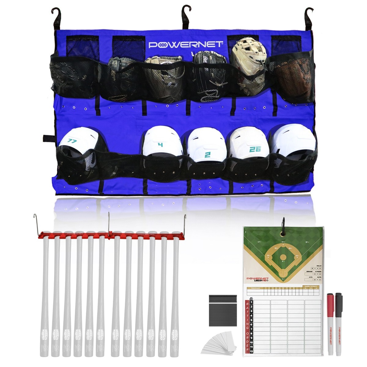 Powernet Tee PowerNet Wheeled Caddy Cart For Baseball, Softball And ...