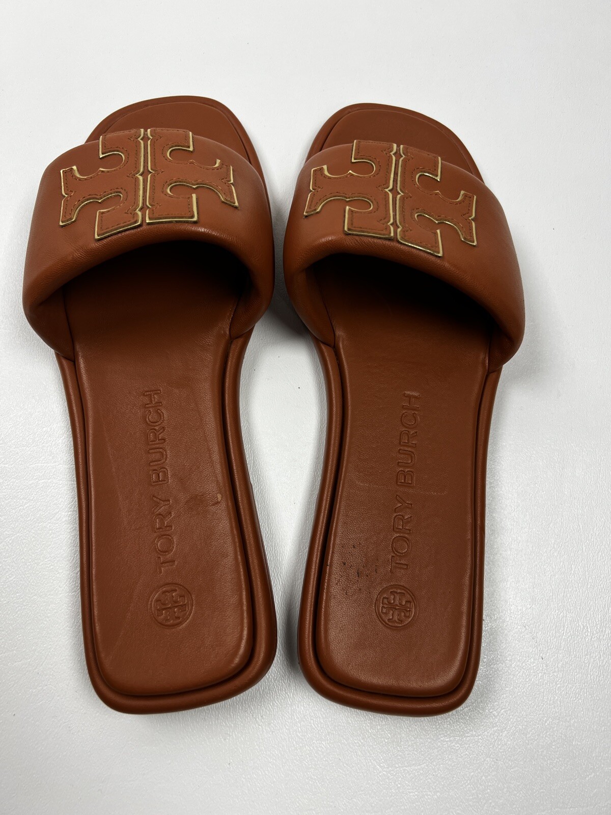 289 Tory Burch Double T Sport Slide Sandal Size 9.5 … Gem