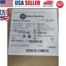 New AB 2097-V33PR1 Kinetix 300 Servo Drive SERVO DRIVE 2097-V33PR1 US Free Tax