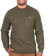 Coleman Sherpa Lined Shirt Long Sleeve Crew Smokey Olive Sz Small Chest Pocket