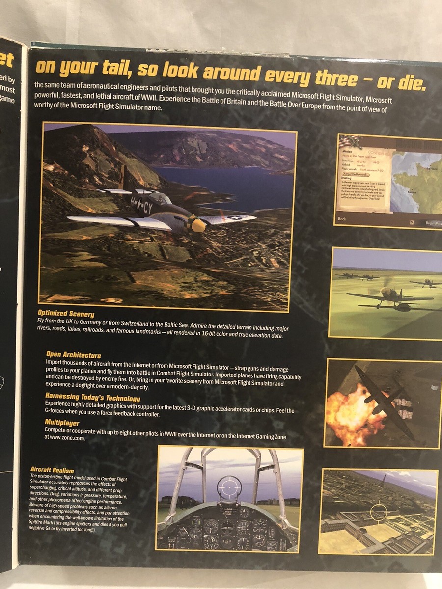 Microsoft Combat Flight Simulator WW2 Europe Series Windows