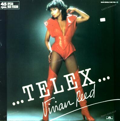 Vivian Reed - Telex / Time After Time Maxi 1985 (VG+/VG+) '